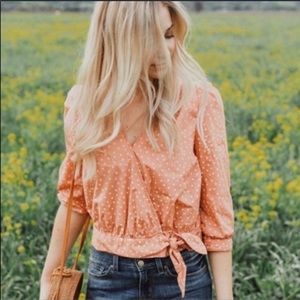 Madewell Star Wrap Top